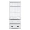 83.4"Tall Bookshelf with LED Lighting, Modern Bookcase with 3 Drawer and Open Shelves,Storage Bookshelf for Living Room,Home Office