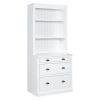 83.4"Tall Bookshelf with LED Lighting, Modern Bookcase with 3 Drawer and Open Shelves,Storage Bookshelf for Living Room,Home Office