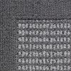 Machine Washable Faux Sisal Gray Indoor Accent Rug Set, 3-Piece Set