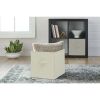 Collapsible Cube Fabric Storage Bins (10.5" x 10.5"), 6 Pack