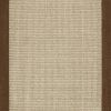 Machine Washable Faux Sisal Gray Indoor Accent Rug Set, 3-Piece Set