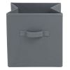 Collapsible Cube Fabric Storage Bins (10.5" x 10.5"), 6 Pack
