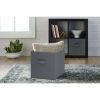 Collapsible Cube Fabric Storage Bins (10.5" x 10.5"), 6 Pack