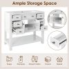 36'' Bathroom Vanity with Top Sink, Modern Bathroom Storage Cabinet with 2 Soft Closing Doors and 6 Drawers, Single Sink Bathroom Vanity